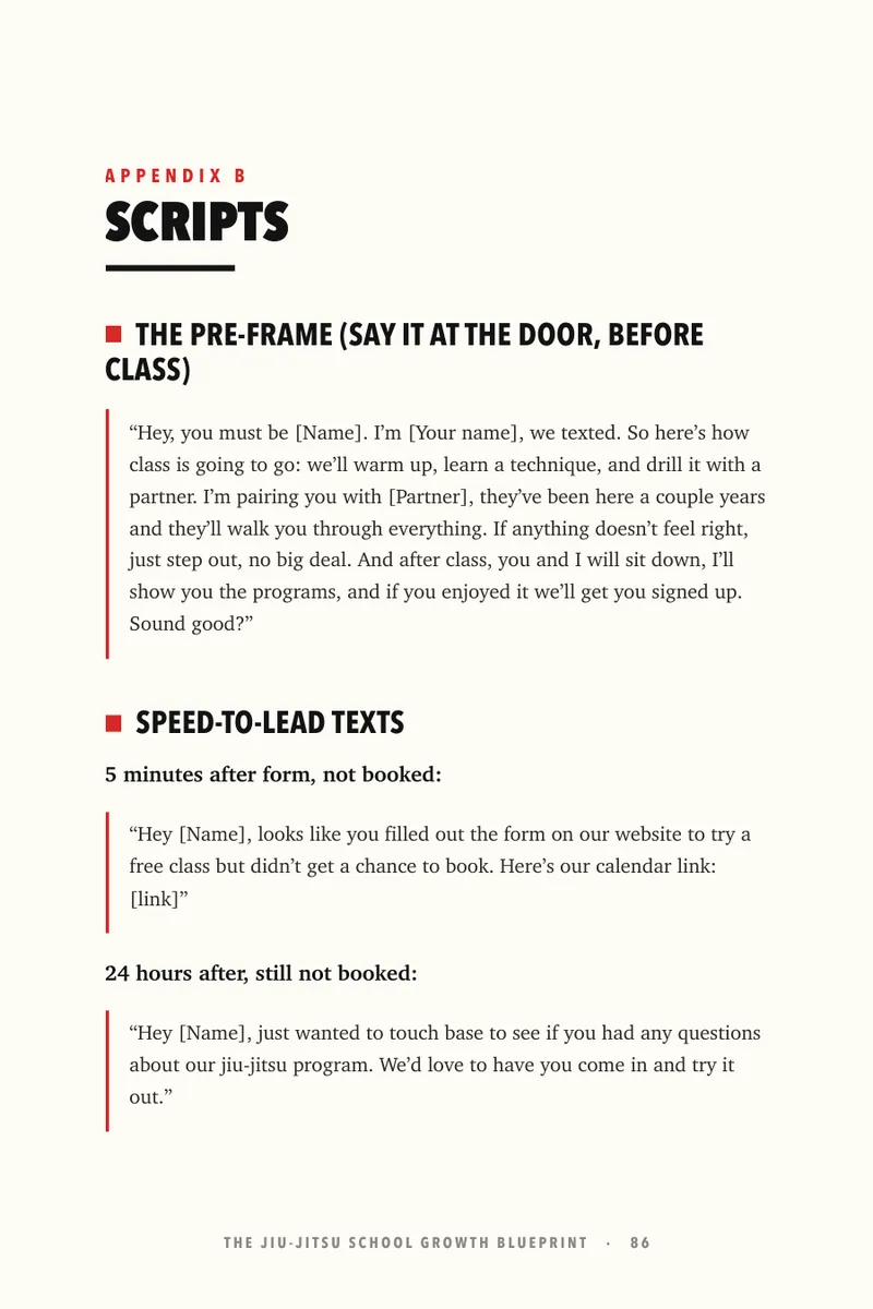 Interior page: the scripts appendix