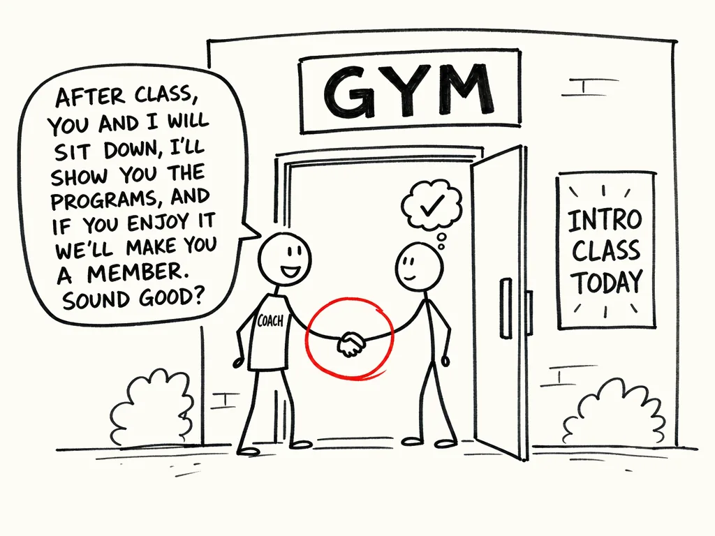 The pre-frame at the door